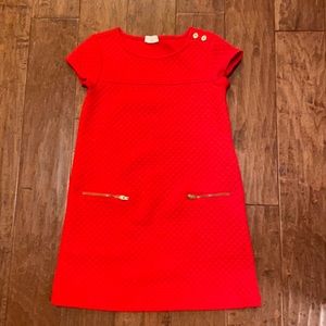 Crazy 8 Dress, quilted pattern. Size 7-8 EUC